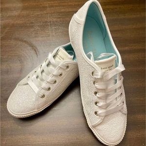🌟BRAND NEW🌟 Kate spade white sparkle shoes size 8